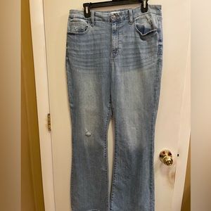 Wide leg jeans